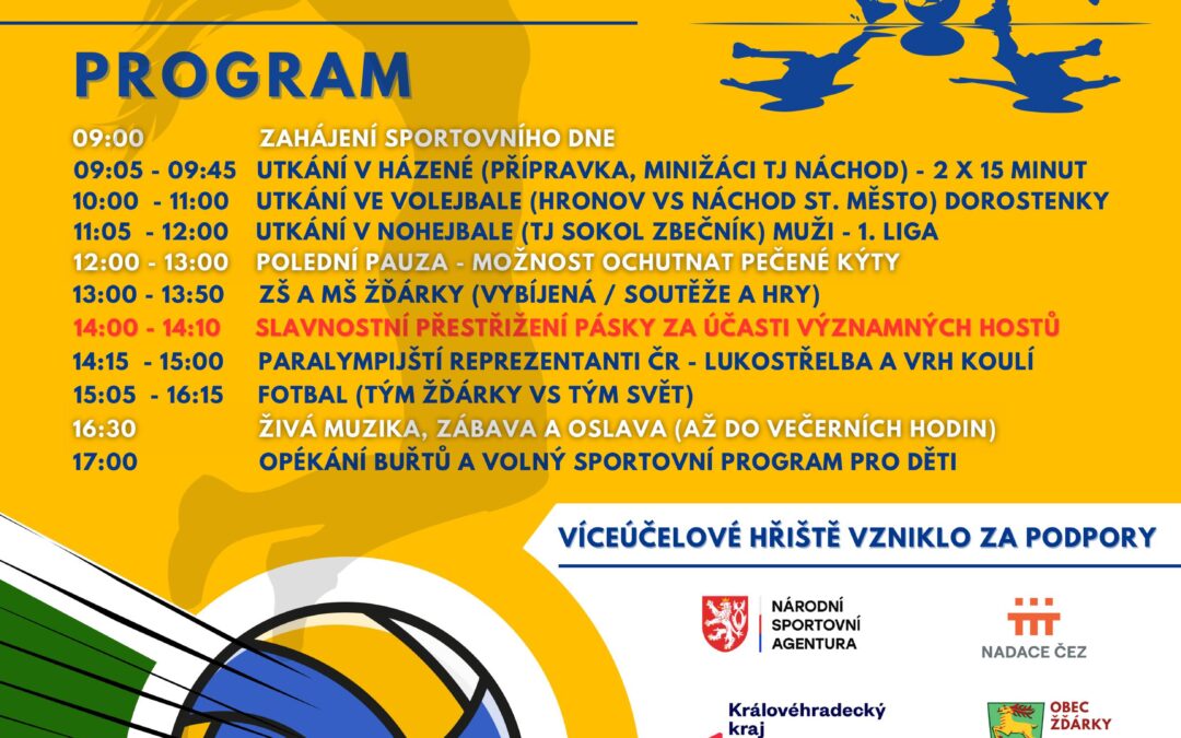 Slavnostní otevření víceúčelového hřiště