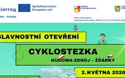 Slavnostní otevření cyklostezky Kudowa-Zdrój – Žďárky